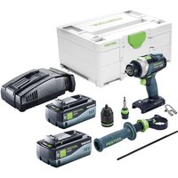 Festool TPC 18/4 I-Basic Akku Schlagbohrschrauber 18 V 75 Nm + 2x Akku 8,0 Ah + Schnellladegerät + Systainer von FESTOOL