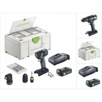 Festool TXS 18-Basic-Set Akku Bohrschrauber 18 V 40 Nm Brushless + 1x Akku 3,0 Ah + Ladegerät + Systainer Festool TXS 18-Basic-Set Akku Bohrschrauber 18 V 40 Nm Brushless + 1x Akku 3,0 Ah + Ladegerät + Systainer von FESTOOL