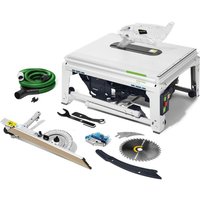 Festool - Tischkreissäge tks 80 ebs, incl. 1x Kreissägeblatt, Absaug-Set, Zubehör, Karton von FESTOOL