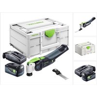 Vecturo osc 18 E-Basic Akku Oszillierer 18 v Starlock Max Brushless + 1x Akku 5,0 Ah + Ladegerät + Systainer - Festool Vecturo osc 18 E-Basic Akku Oszillierer 18 v Starlock Max Brushless + 1x Akku 5,0 Ah + Ladegerät + Systainer - Festool von FESTOOL