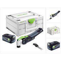 Festool VECTURO OSC 18 E-Basic Akku Oszillierer 18 V Starlock Max Brushless + 1x Akku 5,0 Ah + Systainer - ohne Ladegerät Festool VECTURO OSC 18 E-Basic Akku Oszillierer 18 V Starlock Max Brushless + 1x Akku 5,0 Ah + Systainer - ohne Ladegerät von FESTOOL