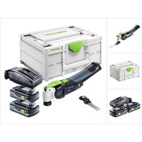 Festool VECTURO OSC 18 E-Basic Akku Oszillierer 18 V Starlock Max Brushless + 2x Akku 4,0 Ah + Ladegerät + Systainer Festool VECTURO OSC 18 E-Basic Akku Oszillierer 18 V Starlock Max Brushless + 2x Akku 4,0 Ah + Ladegerät + Systainer von FESTOOL