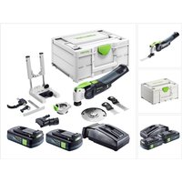 Vecturo osc 18 E-Basic Set Akku Oszillierer 18 v Starlock Max Brushless + 2x Akku 3,0 Ah + Ladegerät + 7 tlg. Zubehör Set + Systainer - Festool Vecturo osc 18 E-Basic Set Akku Oszillierer 18 v Starlock Max Brushless + 2x Akku 3,0 Ah + Ladegerät + 7 tlg. Zubehör Set + Systainer - Festool von FESTOOL