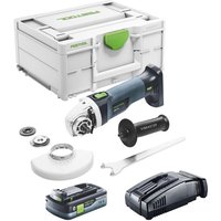 Agc 18-125 EB-Basic Akku Winkelschleifer 18 v 125 mm Brushless + 1x Akku 4,0 Ah + Schnellladegerät + Systainer - Festool von FESTOOL