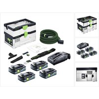 Festool - ctmc sys Akku Absaugmobil 36 v ( 2x 18 v ) Staubkl. m + 4x Akku 4,0 Ah + Ladegerät von FESTOOL