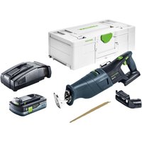 Rsc 18 EB-Basic Akku Säbelsäge 18 v Brushless + 1x Akku 4,0 Ah + Schnellladegerät + Systainer - Festool von FESTOOL