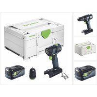 Txs 18-Basic Akku Bohrschrauber 18 v 40 Nm Brushless + 1x Akku 5,0 Ah + Systainer - ohne Ladegerät - Festool von FESTOOL