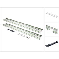 Festool - fs 1080/2 Führungsschiene 1080 mm ( 491504 ) für Hand, Tauch und Stichsägen / Oberfräse + FS/2-AW Abweiser + FSV/2 Verbindungsstück von FESTOOL