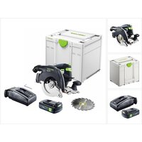 Hkc 55 EB-Basic Akku Handkreissäge 18 v 160 mm Brushless + 1x Akku 3,0 Ah + Ladegerät + Systainer - Festool von FESTOOL