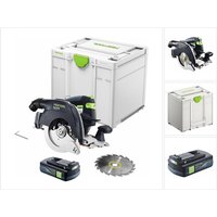 Hkc 55 EB-Basic Akku Handkreissäge 18 v 160 mm Brushless + 1x Akku 3,0 Ah + Systainer - ohne Ladegerät - Festool von FESTOOL