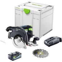 Hkc 55 EB-Basic Akku Handkreissäge 18 v 160 mm Brushless + 1x Akku 8,0 Ah + Schnellladegerät + Systainer - Festool von FESTOOL