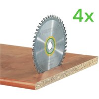 Hw 190x2,8x30 W48 Kreissägeblatt wood fine cut 4 Stk. ( 4x 486297 ) 190 x 2,8 x 30 mm 48 Zähne für Vollholz, beschichtete, furnierte Platten - Festool von FESTOOL