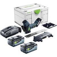 Isc 240 EB-Basic Akku Dämmstoffsäge 18 v 240 mm + 2x Akku 8,0 Ah + Schnellladegerät + Systainer - Festool von FESTOOL