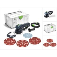 Festool RO 150 FEQ-Plus ROTEX Getriebe Exzenterschleifer 720W 5mm Hub ( 571805 ) im Systainer + 150x Rubin Schleifscheiben von FESTOOL