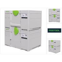 Systainer Set 2x SYS3 m 337 ( 2x 204844 ) 32,4 Liter 396x296x337mm Werkzeugkoffer koppelbar - Festool von FESTOOL