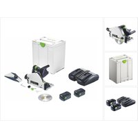 Tsc 55 5,0 KEBI-Plus/XL Akku Tauchsäge 18 v / 36 v ( 2x 18 v ) 160 mm ( 577342 ) Brushless + 2x Akku 5,0 Ah + Doppelladegerät + Systainer - Festool von FESTOOL