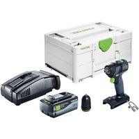 Txs 18-Basic Akku Bohrschrauber 18 v 40 Nm Brushless + 1x Akku 8,0 Ah + Schnellladegerät + Systainer - Festool Txs 18-Basic Akku Bohrschrauber 18 v 40 Nm Brushless + 1x Akku 8,0 Ah + Schnellladegerät + Systainer - Festool von FESTOOL