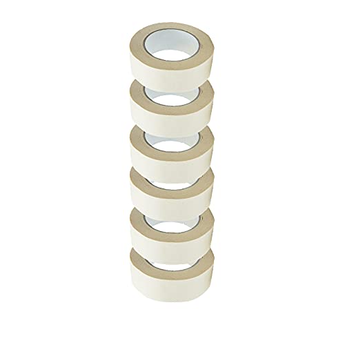 FETEX Malerkrepp Packungen Abklebeband Kreppband Maler Abklebeband Feinkrepp 50m (50 mm x 50 m) von FETEX