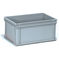 Eurokasten 600 x 400 x 280 mm, grau, 2 Muschelgriffe - Fetra von FETRA