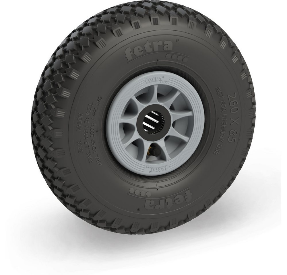 FETRA Transportwagen Luftrad 260 x 85 mm - 4 PR Block von FETRA