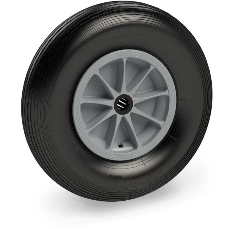 FETRA Transportwagen PU-geschäumtes Rad 400 x 100 mm - Rille FETRA Transportwagen PU-geschäumtes Rad 400 x 100 mm - Rille von FETRA