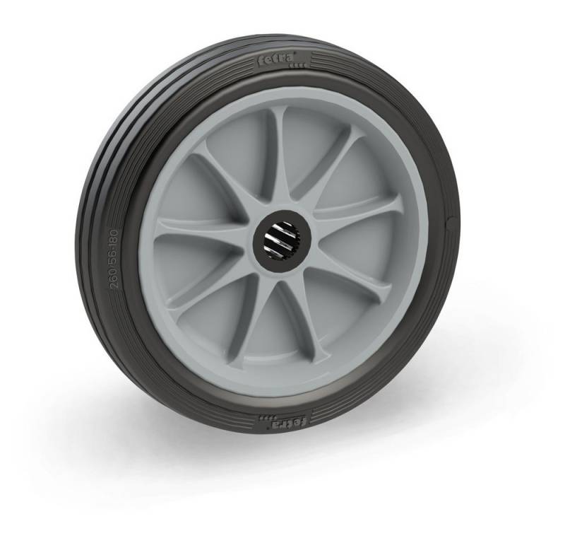 FETRA Transportwagen Vollgummirad 260 x 56 mm - Rille FETRA Transportwagen Vollgummirad 260 x 56 mm - Rille von FETRA