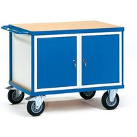 Fetra 2475 Tisch- und Schrankwagen Stahl pulverbeschichtet Traglast (max.): 500kg Brillantblau (RAL von FETRA