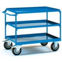 Fetra 4830 Tischwagen Stahl pulverbeschichtet Traglast (max.): 400kg Brillantblau (RAL 5007) von FETRA