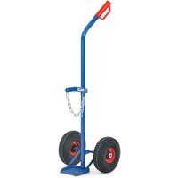 Fetra Stahlflaschenkarre für eine 10 Liter Stahlflasche, mit Vollgummi-Bereifung von FETRA