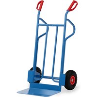 Fetra Stahlrohrkarre mit Polyurethanbereifung Höhe 1200mm, Schaufel 300x480mm von FETRA