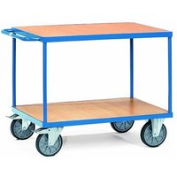 Fetra - Tischwagen mit Holzwerkstoffplatten 2 Etagen 1047x509x860mm Außenmaße von FETRA