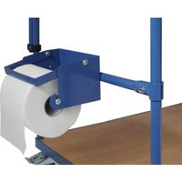 fetra Papierrollenhalter inkl. Anbausatz für Tischwagen 600 mm breit von FETRA