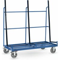 fetra Plattenwagen 4455 -einseitig - Tragkraft 1200kg Elastic-Vollgummi-Reifen von FETRA