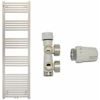 Feueranker ® - Badheizkörper Royal Handtuchheizkörper Mittelanschluss Weiss Handtuchwärmer 600x1200 mm von FEUERANKER®