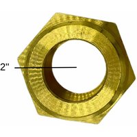 Doppelnippel 2 Messing flachdichtend Heizungstechnik Solar Solarzubehör von FEUERANKER