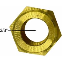 Feueranker - Doppelnippel 3/8 Messing flachdichtend Heizungstechnik Solar Solarzubehör von FEUERANKER