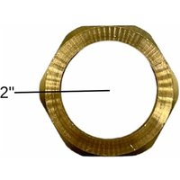 Feueranker - berwurfmutter 2 Messing flachdichtend Solarindustrie Heizungstechnik von FEUERANKER