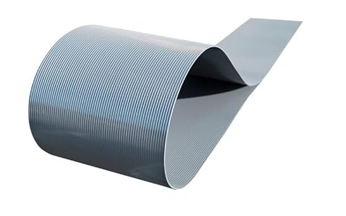 Sichtschutzstreifen Premium 1,5mm Stärke 10xSet Anthrazit Doppelstabmattenzaun Sichtschutz Gittermattenzaun (Fenstergrau) von FEUER-ZAUN
