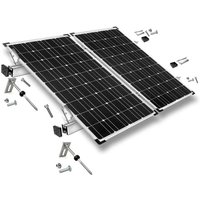 Befestigungskit Solarpanel Wellethernit Blechdach 2 Solarpanele PV Module Solar 0% nach §12 Abs. 3 UstG von FEUERANKER®
