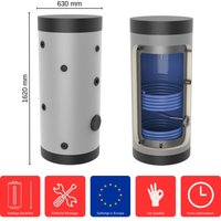 Feueranker ® - Brauchwasserspeicher 300 Liter SP-1-300 Standspeicher Warmwasserspeicher Boiler von FEUERANKER®