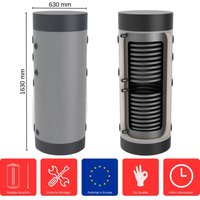 Feueranker ® - Heizungs-Pufferspeicher 300 l HP-2-300 Standspeicher Heizkreis Pufferspeicher von FEUERANKER®