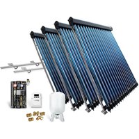 Feueranker ® - Röhrenkollektor Solarpaket Vakuumröhrenkollektor HP30-4 19,56 m² Flachdach Solar von FEUERANKER®