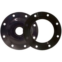 Feueranker ® - Flanschplatte 8-Loch 180 mm mit 1 1/2 Zoll ig Dichtung Adapter Elektroheizstäbe von FEUERANKER