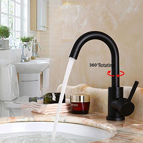 FEWDSCA Wasserhähne, 304 Edelstahl-Küchenarmatur Mischbatterie Doppelspüle Drehbare Küchenwasserhähne/2 FEWDSCA Wasserhähne, 304 Edelstahl-Küchenarmatur Mischbatterie Doppelspüle Drehbare Küchenwasserhähne/2 von FEWDSCA