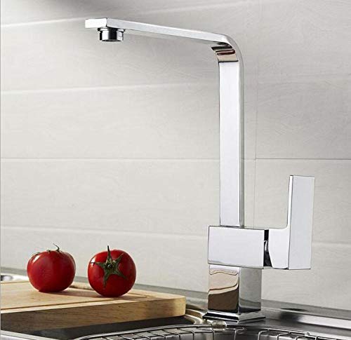 FEWDSCA Wasserhähne, Küchenarmatur Chrom Messideck Küchenarmaturen Hochbogen 360 Grad Drehbar Schwenkbar Kalt-D Warmwasserhahn FEWDSCA Wasserhähne, Küchenarmatur Chrom Messideck Küchenarmaturen Hochbogen 360 Grad Drehbar Schwenkbar Kalt-D Warmwasserhahn von FEWDSCA
