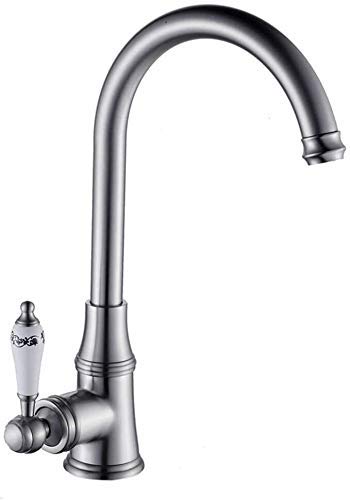 FEWDSCA Wasserhähne, Wasserhähne, Wasserhahn Retro Traditionell Taops Engineehotel Kupfer Antiker Waschbecken Wasserhahn Badezimmer Wassertank Wasserhahn Kaltwasser-Mischer Dreiteiliges Set Zweigriff/ von FEWDSCA
