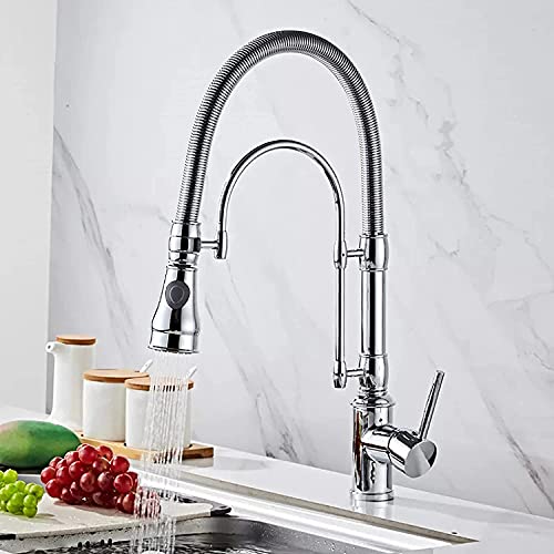 FEWDSCA Wasserhähne, Wasserhahn Ausziehbarer Küchenwasserhahn Chrom Küchenarmatur Mischbatterie Komplett Aus Messiküchenwasserhahn Waschtischwasserhahn Waschbeckenwasserhahn FEWDSCA Wasserhähne, Wasserhahn Ausziehbarer Küchenwasserhahn Chrom Küchenarmatur Mischbatterie Komplett Aus Messiküchenwasserhahn Waschtischwasserhahn Waschbeckenwasserhahn von FEWDSCA