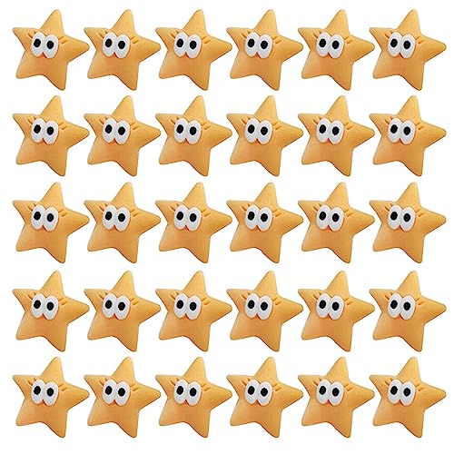 FEYLIE Scrapbook-Verzierungen, 30 Stück, niedliche Mini-Sterne aus Kunstharz, flache Rückseite, Cabochon, Scrapbook, Kawaii, DIY-Verzierungen, Zubehör FEYLIE Scrapbook-Verzierungen, 30 Stück, niedliche Mini-Sterne aus Kunstharz, flache Rückseite, Cabochon, Scrapbook, Kawaii, DIY-Verzierungen, Zubehör von FEYLIE