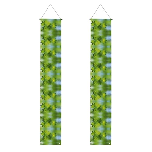 Banner zum Schulabschluss, 2 Stück, personalisierte Party-Dekoration, HD-Grün, Natur-Banner mit Stange und Seil für Innen- und Außenbereich, festlicher Hintergrund für Zeremonie Banner zum Schulabschluss, 2 Stück, personalisierte Party-Dekoration, HD-Grün, Natur-Banner mit Stange und Seil für Innen- und Außenbereich, festlicher Hintergrund für Zeremonie von FEYUNYAN