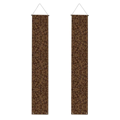 Banner zum Schulabschluss, 2 Stück, personalisierte Party-Dekoration, Set mit kunstvollem Blumen-Banner mit Stange und Seil für Innen- und Außenbereich, festlicher Hintergrund für Zeremonie von FEYUNYAN